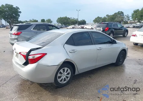 2015 Toyota Corolla L from USA, damaged, VIN 2T1BURHEXFC474859